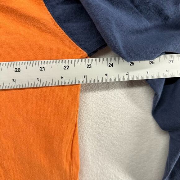 Vintage Denver Broncos Rugby Shirt Men's Large BLue Orange Embroidered Logo y2k - Picture 5 of 10